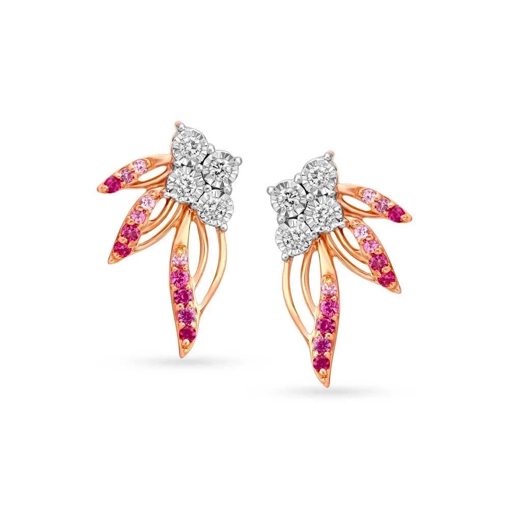 14kt Yellow Gold A Pair Of Earrings That Redefine Beauty